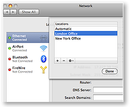Network Locations