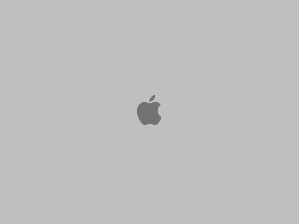 Gray Apple logo